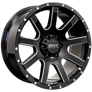 Envy Wheels – CRAZE – Black – 17″x9″ 25mm – Summer Wheels – 333BM-F17613587125